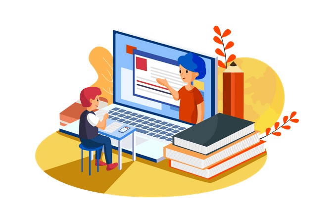 Digital learning platform interface